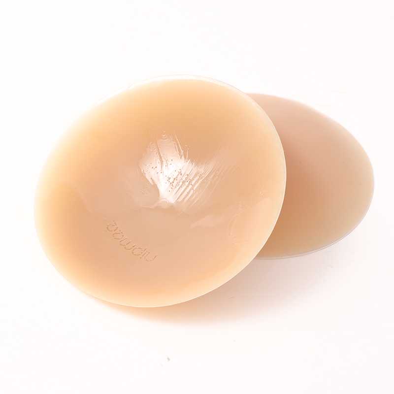 Adhesive silicone nipple covers